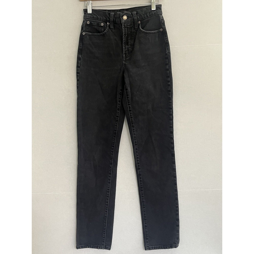 Madewell‎ Women's Size 24T Black Denim The Perfect Vintage Jean